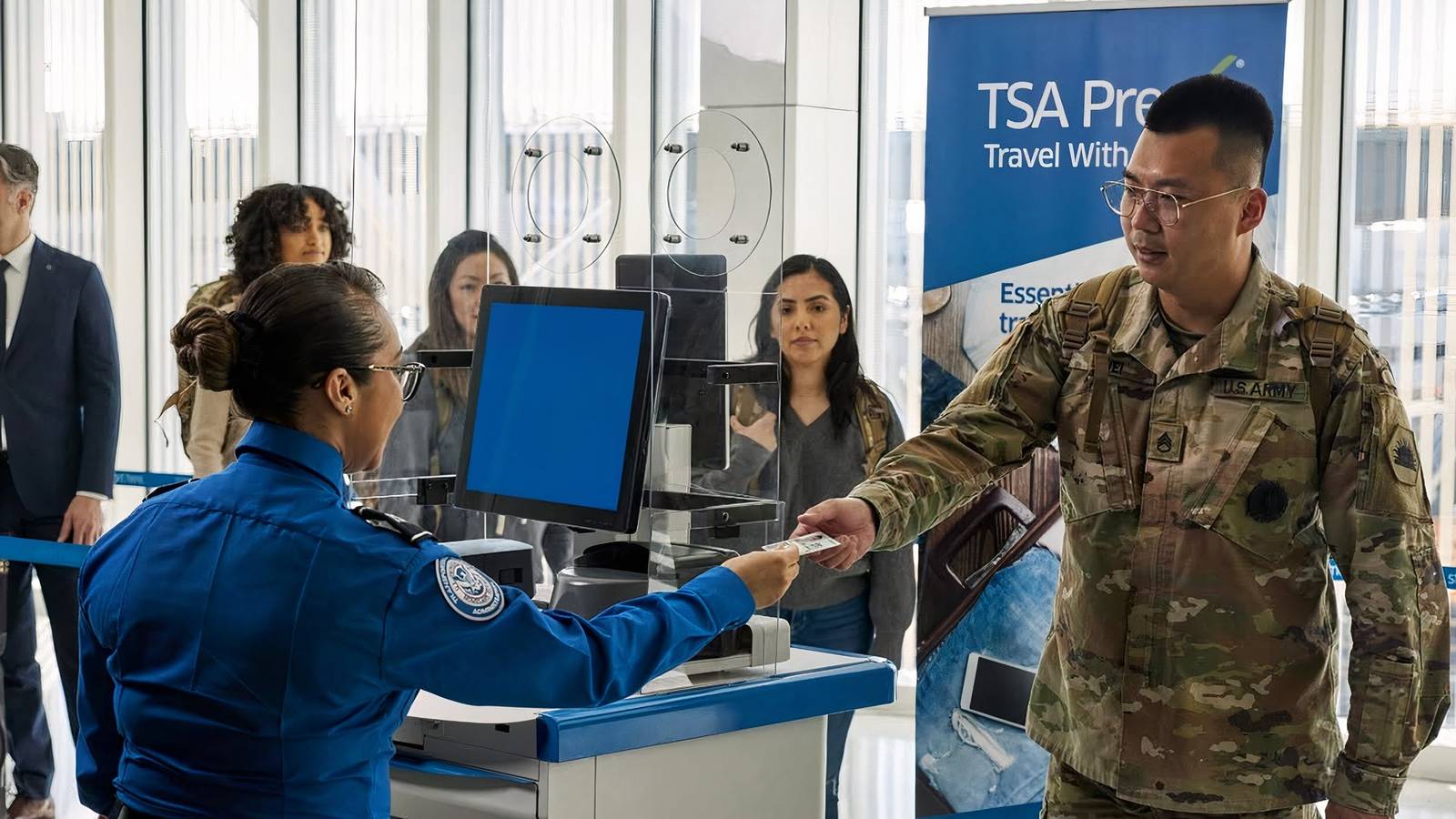 Sindicato da TSA inicia campanha para permitir que agentes fiquem sentados