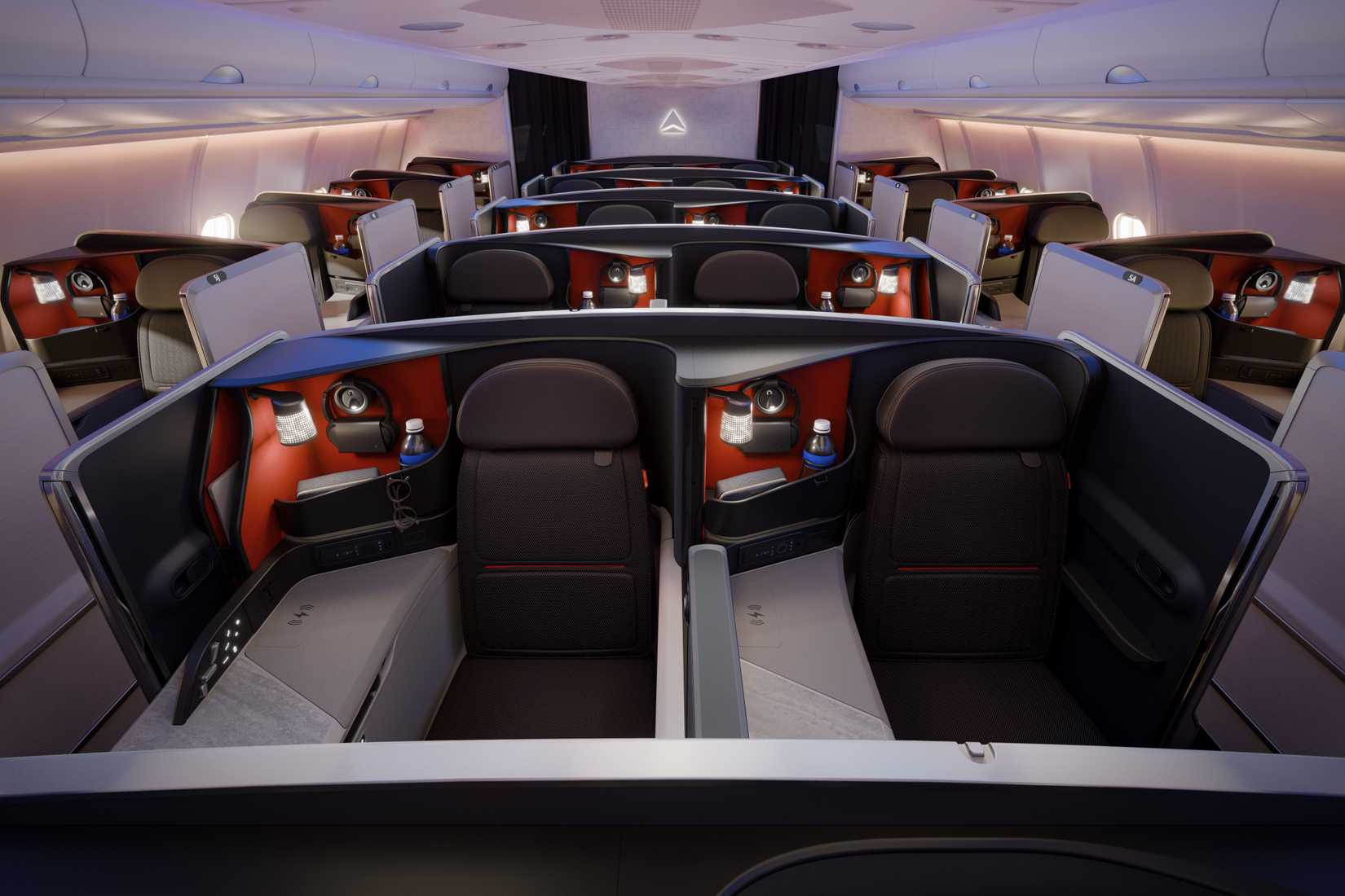 Delta One Suite Airbus A330-200/300 Rendering