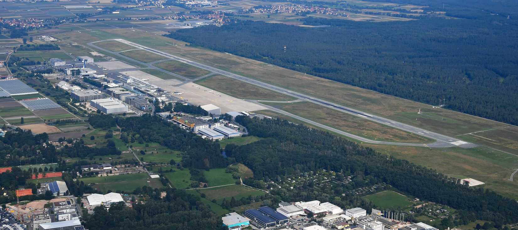 Nuremberg Airport Aerial View