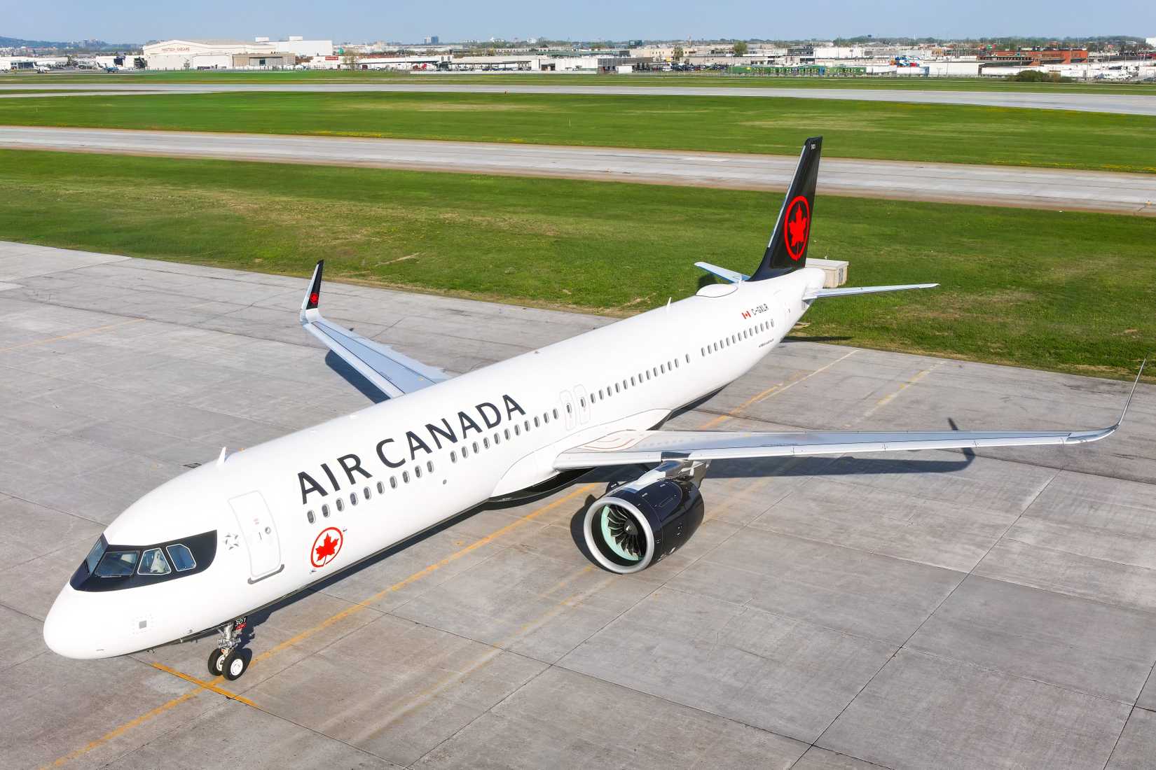 Air Canada A321XLR on the ground