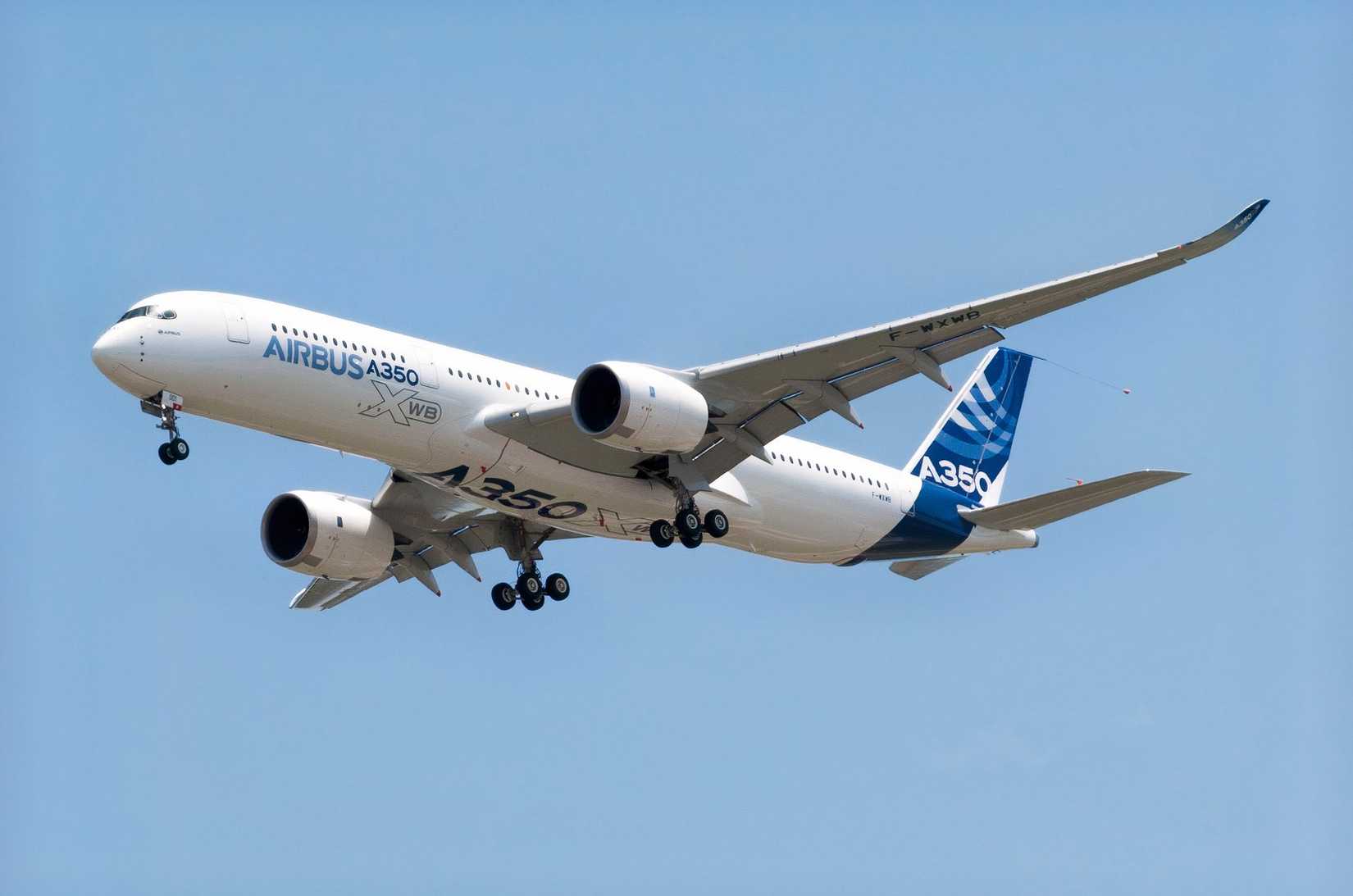 Airbus A350 In Flight