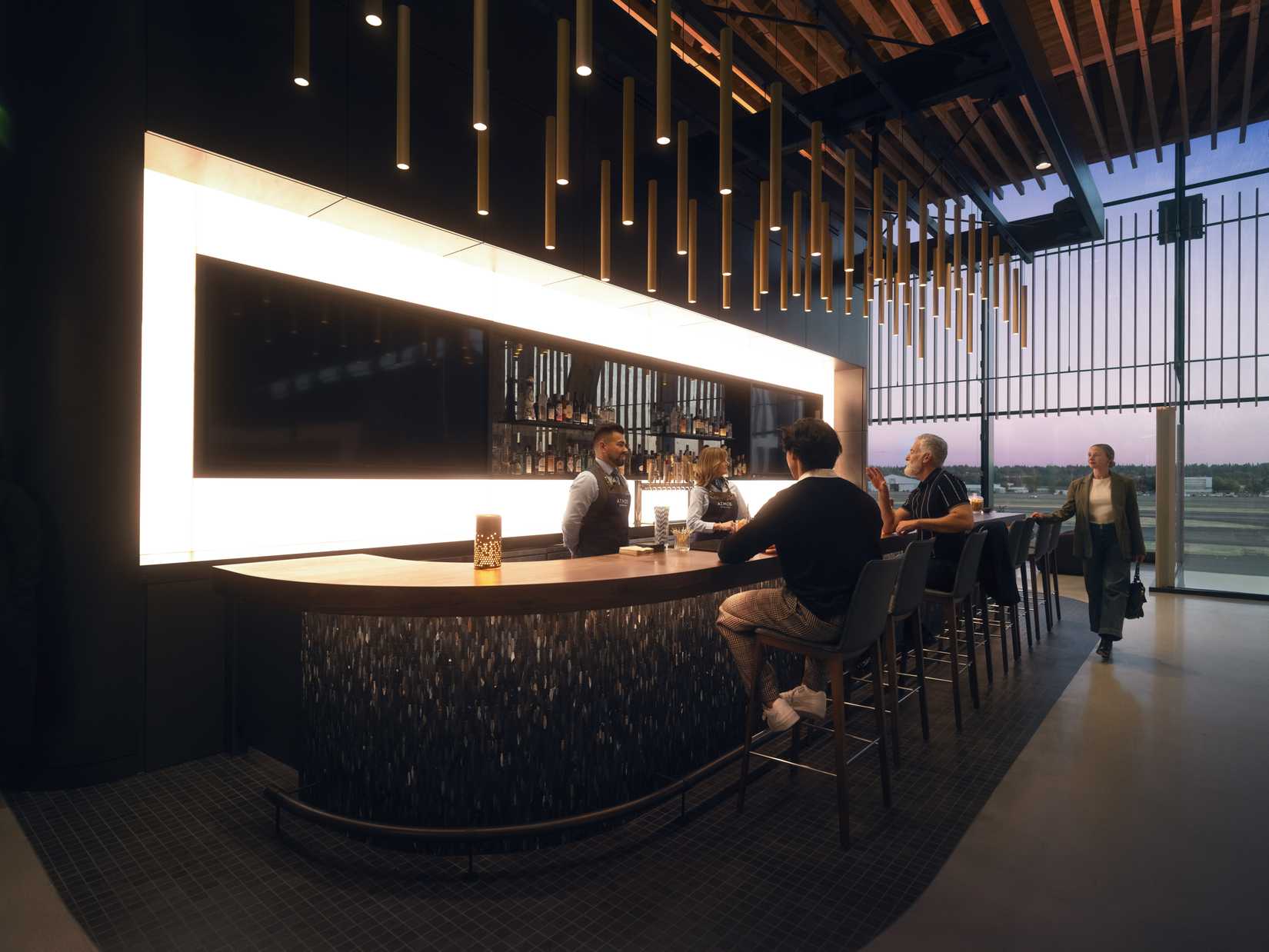 Alaska Lounge at Portland International Airport