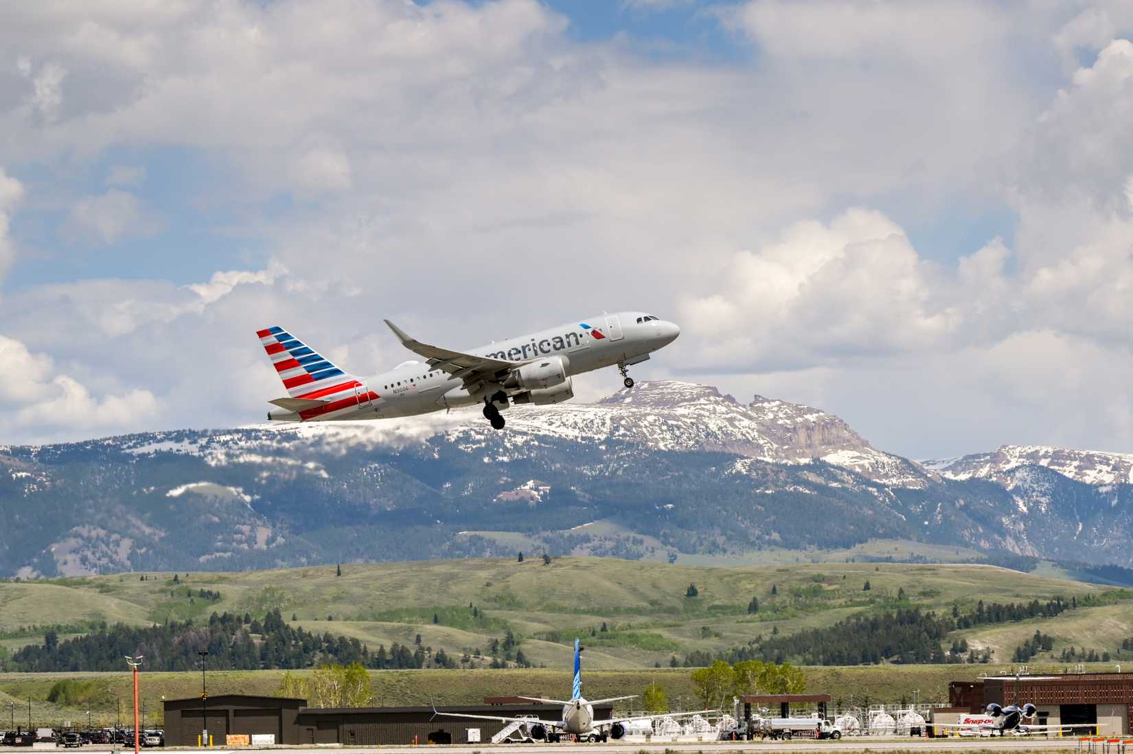 American Airlines Jackson Hole Airbus A319