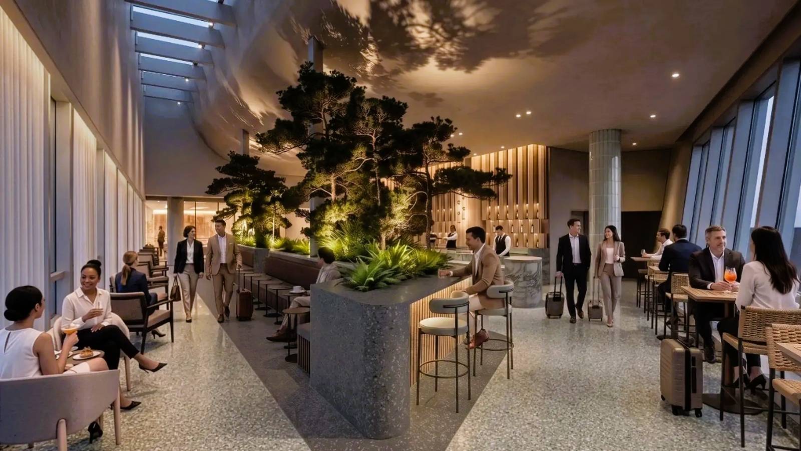American Express anuncia o maior Centurion Lounge da rede no aeroporto de Newark