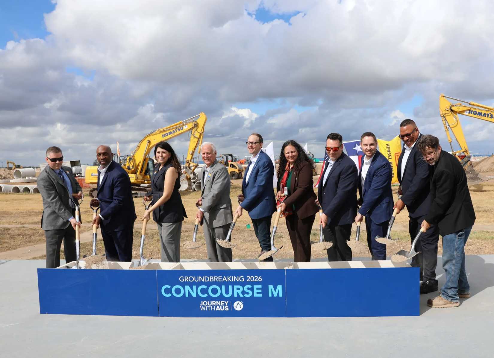 Austin-Bergstrom International Airport (AUS) celebrated the groundbreaking of Concourse M, a major milestone in the airport’s Journey With AUS expansion program
