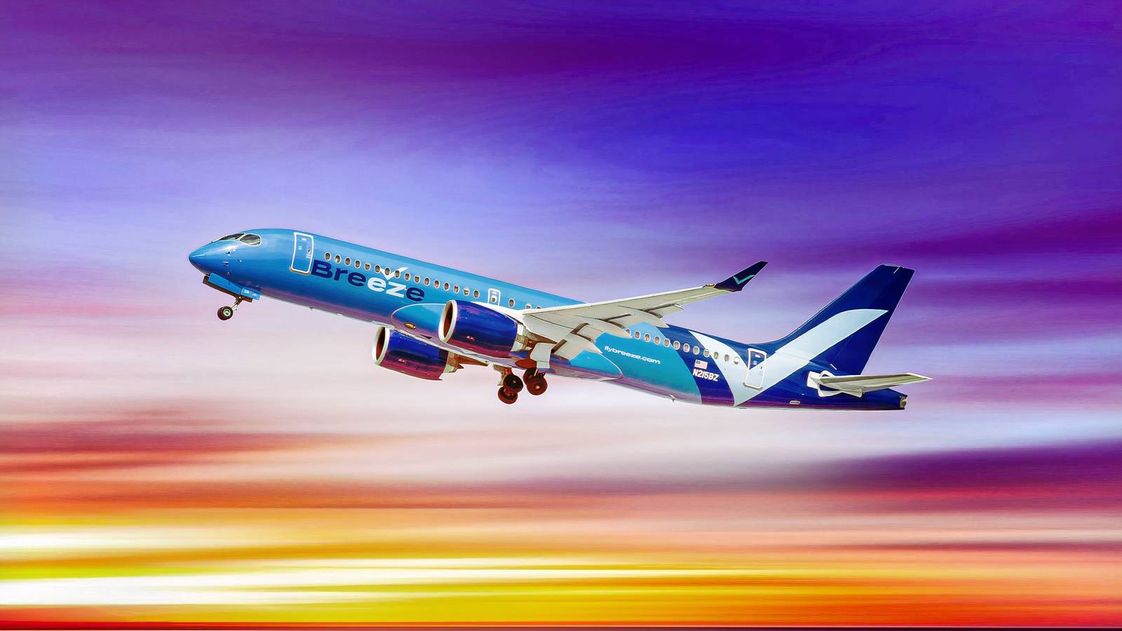 Breeze Airways anuncia 16 novas rotas e expande voos diretos nos EUA