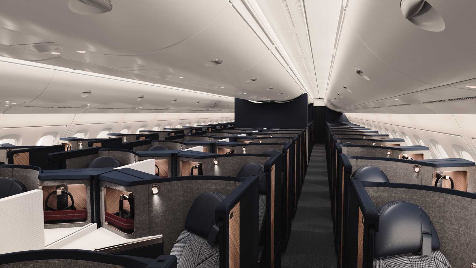 British Airways New A380 Club World cabin