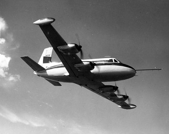 Cessna 620 in flight
