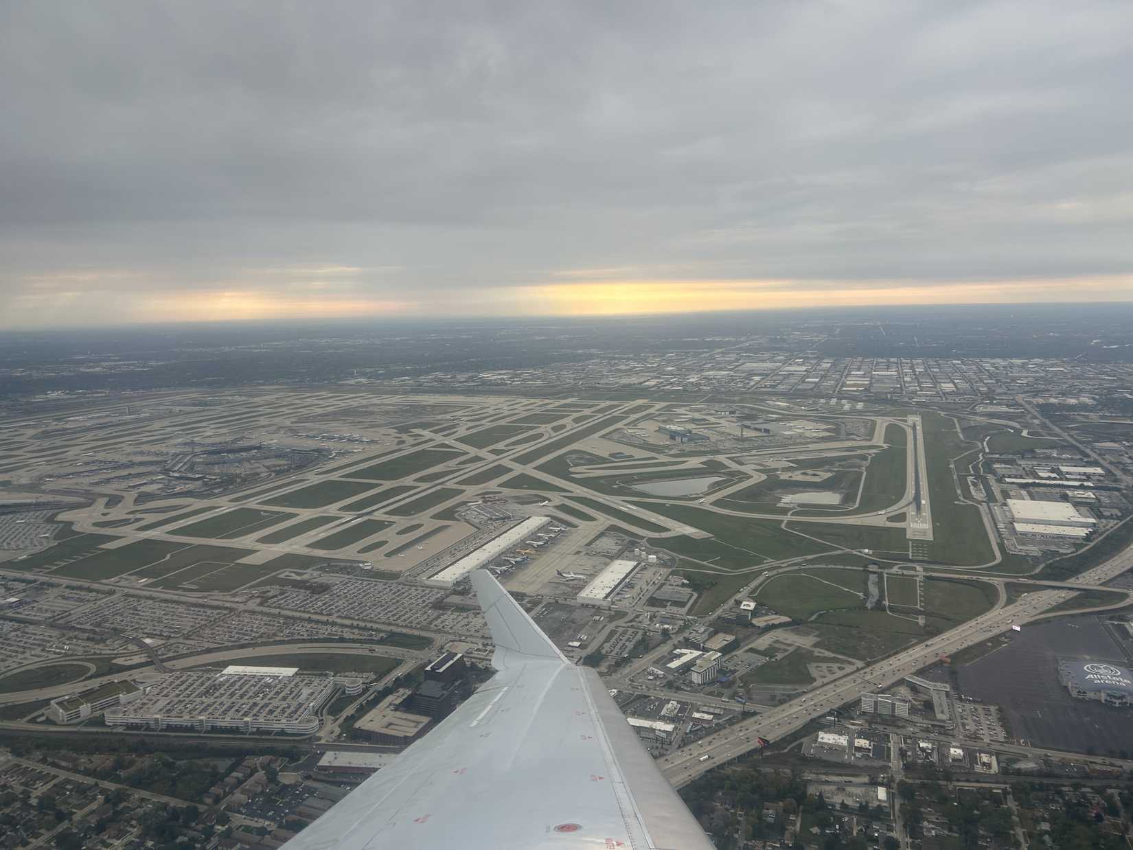 Chicago O'Hare International Airport from above