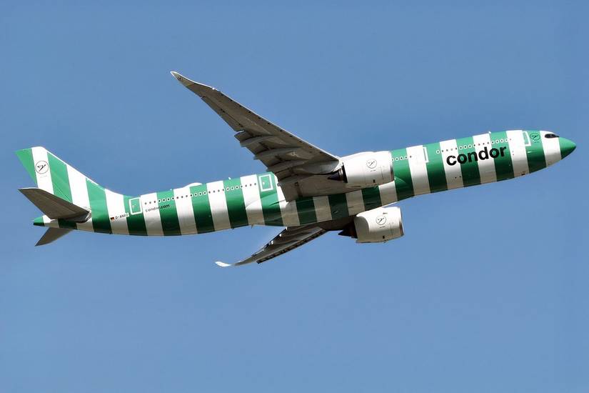 Condor A330-900 in the air