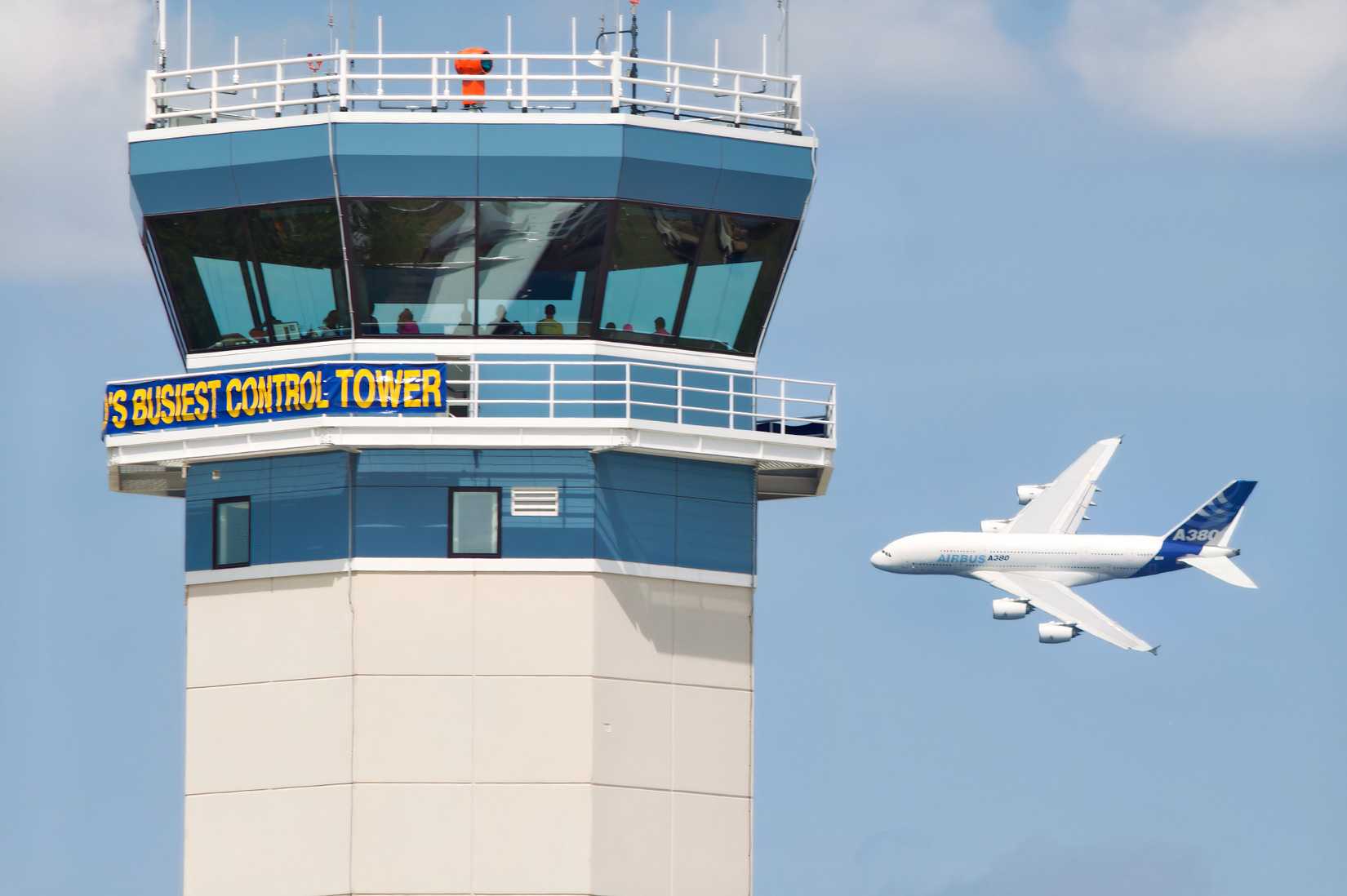 The Control Tower at the EAA AirVenture airshow.
