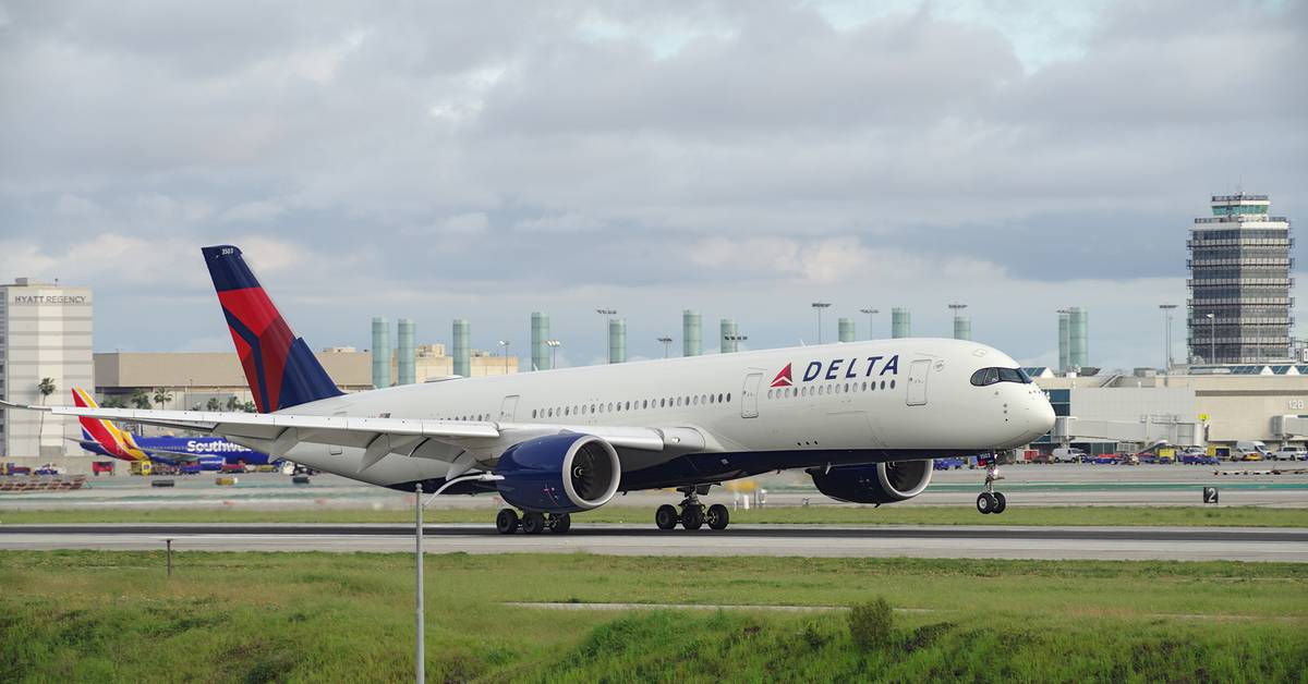 Delta Airbus A350 Winglet Wedged In Air Canada Boeing 777's Tail After LAX Collision