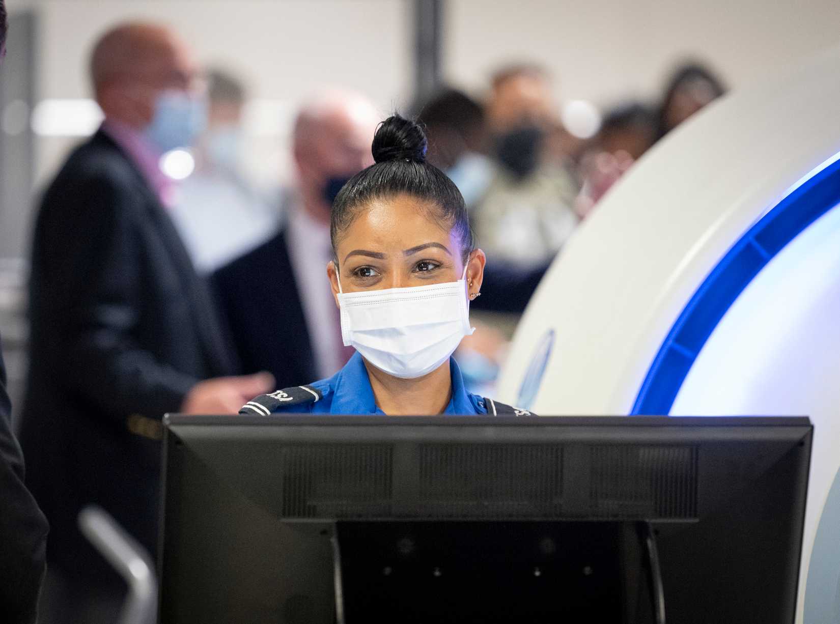 A TSA officer