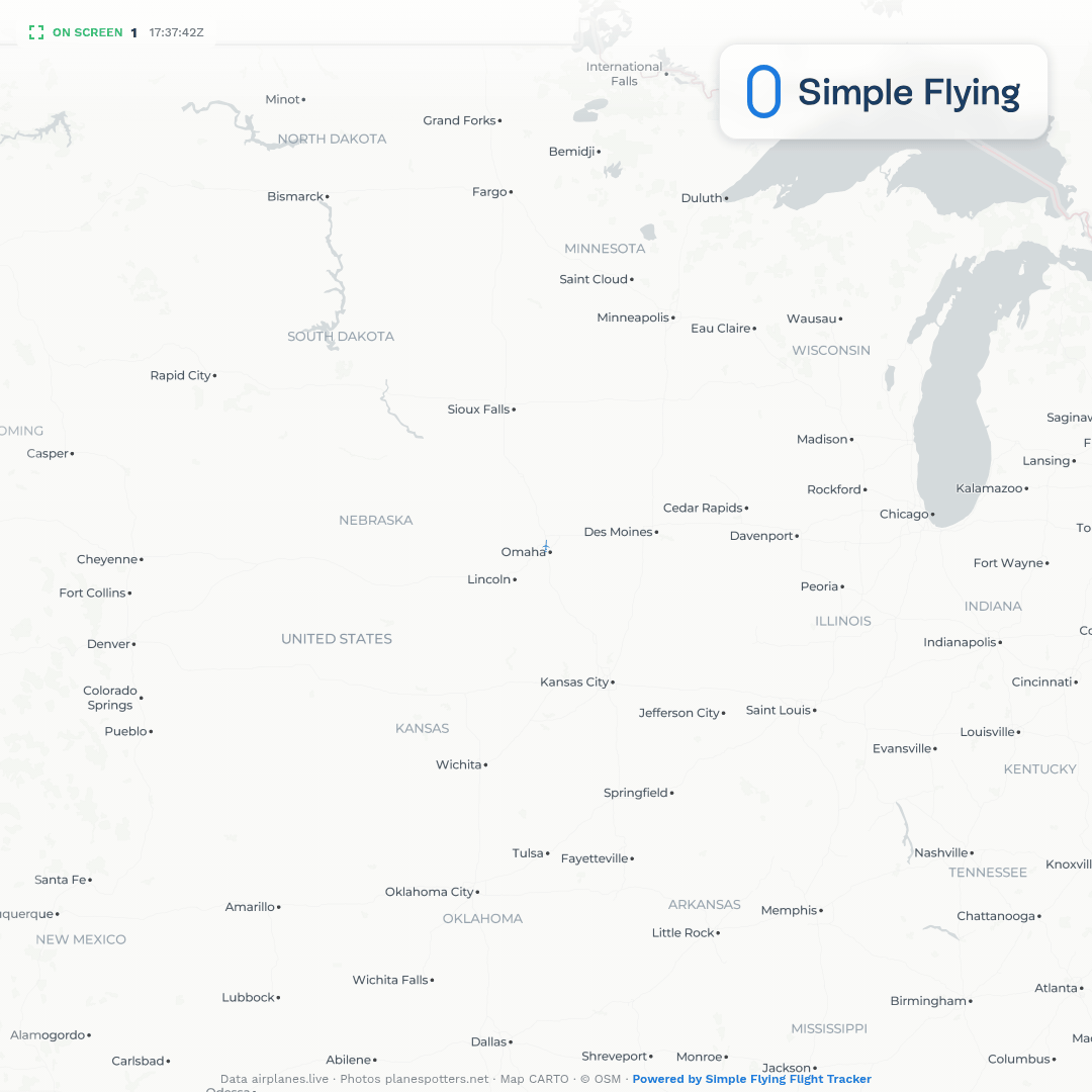 Delta Connection Flight DL5415 tracking render