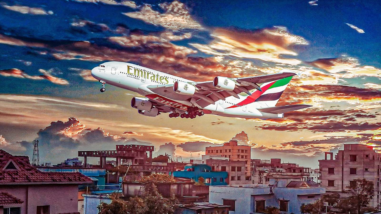Emirates estreia nova rota de 3 horas com o Airbus A380 em dois dias