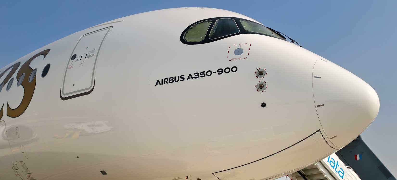 Emirates Airbus A350-900 nose