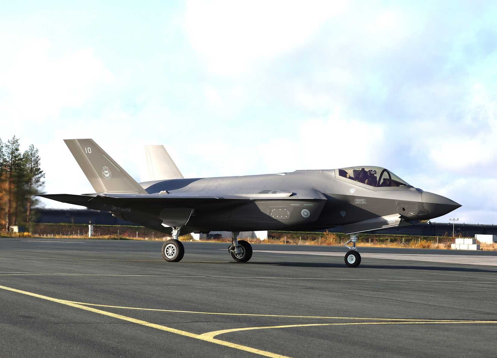 Finnish Air Force F-35 Parked