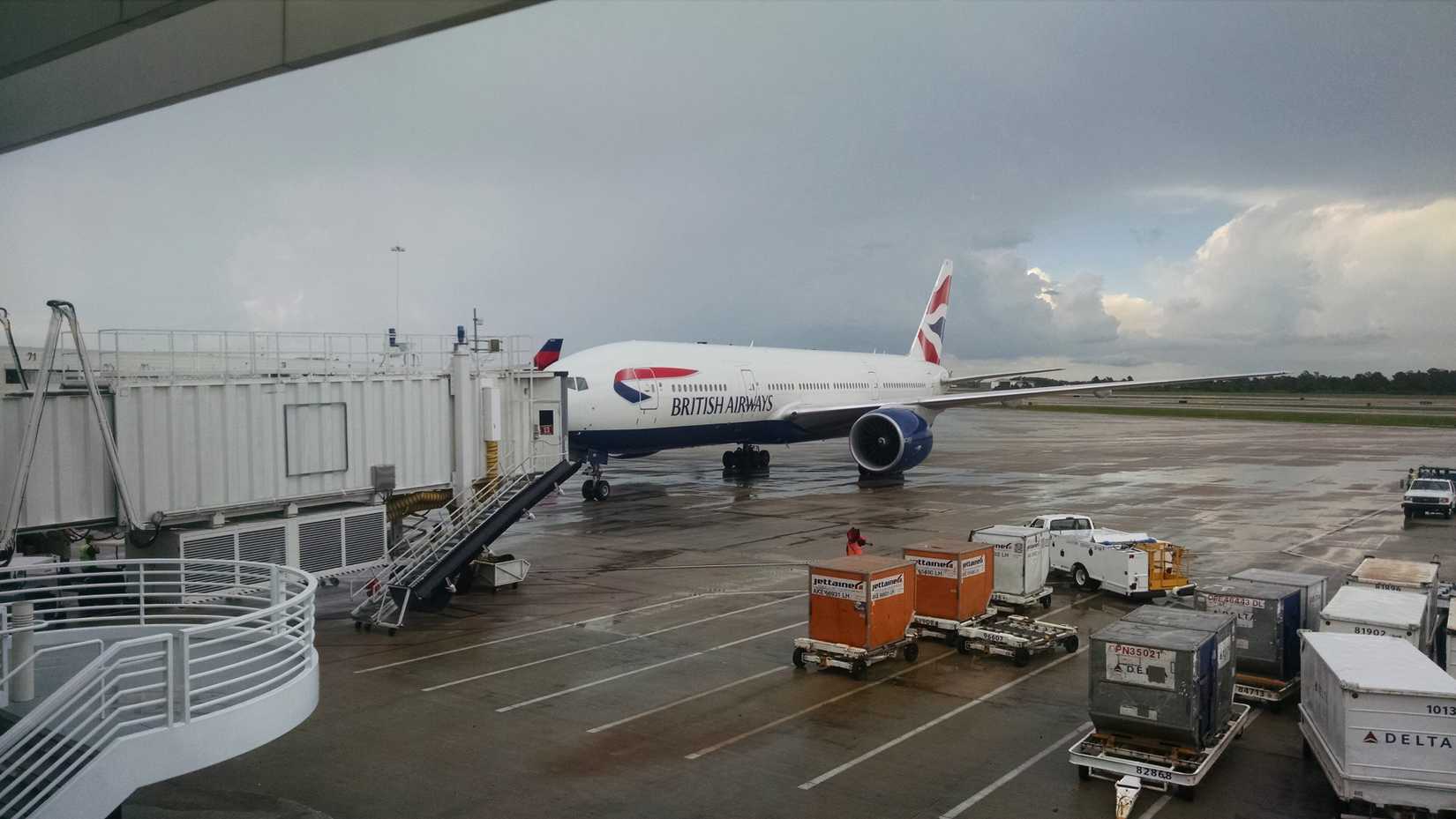 British Airways jet at Orlando