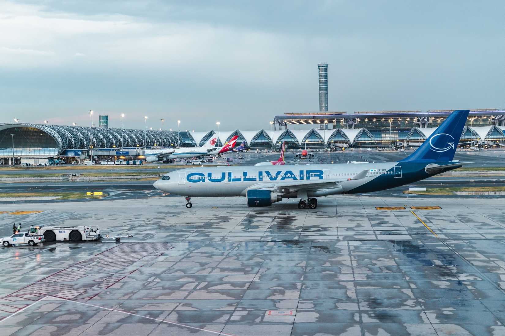 GullivAir A330-200 on the ground