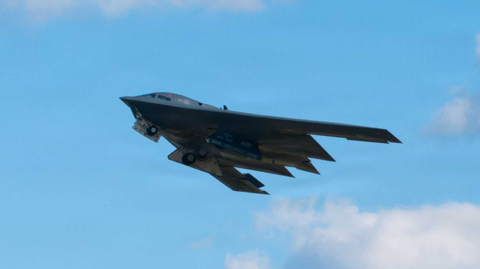 ir Force B-2 Spirit departs Whiteman Air Force Base, Missouri, during Exercise Spirit Vigilance, Aug. 27, 2026.