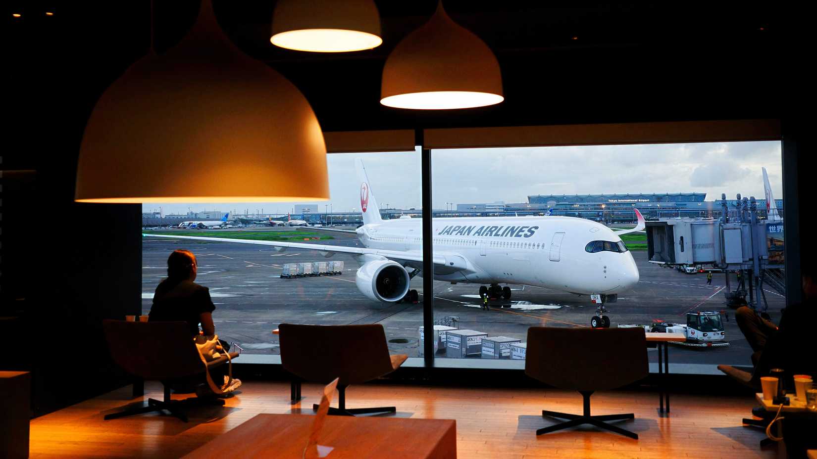 Japan Airlines A350 From Haneda Lounge