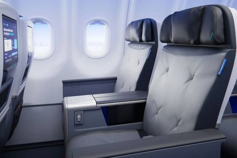jetblue bluefirst recliner seat
