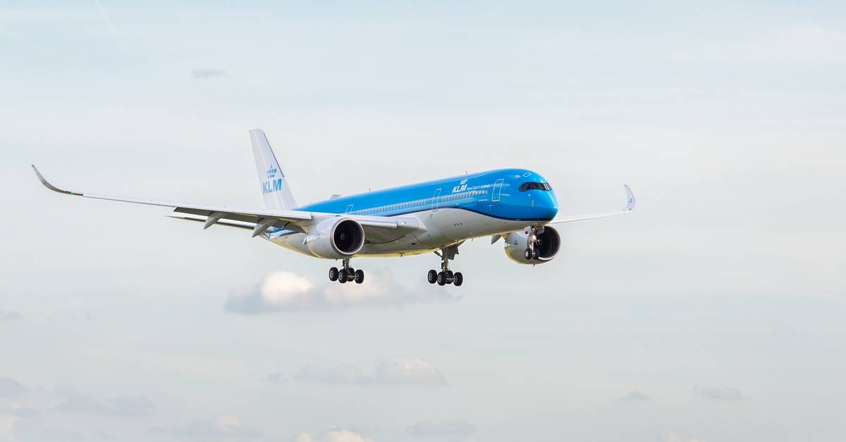 KLM's Launches Historic 1st Airbus A350 Flight Today: See Route Now: