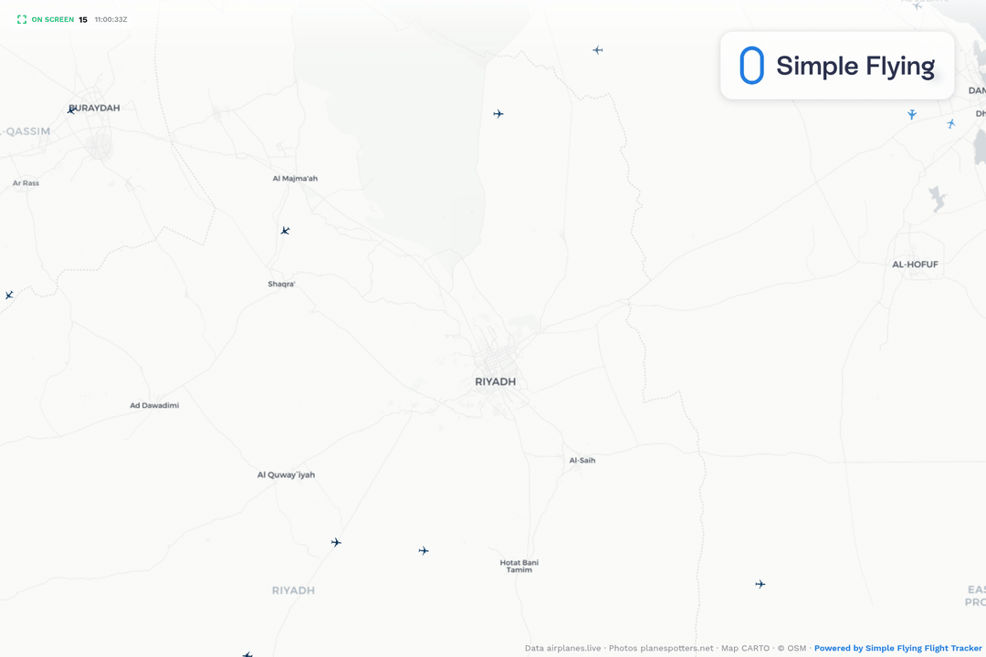 RUH Airport 11:00 UTC - 14:00 UTC October 11th