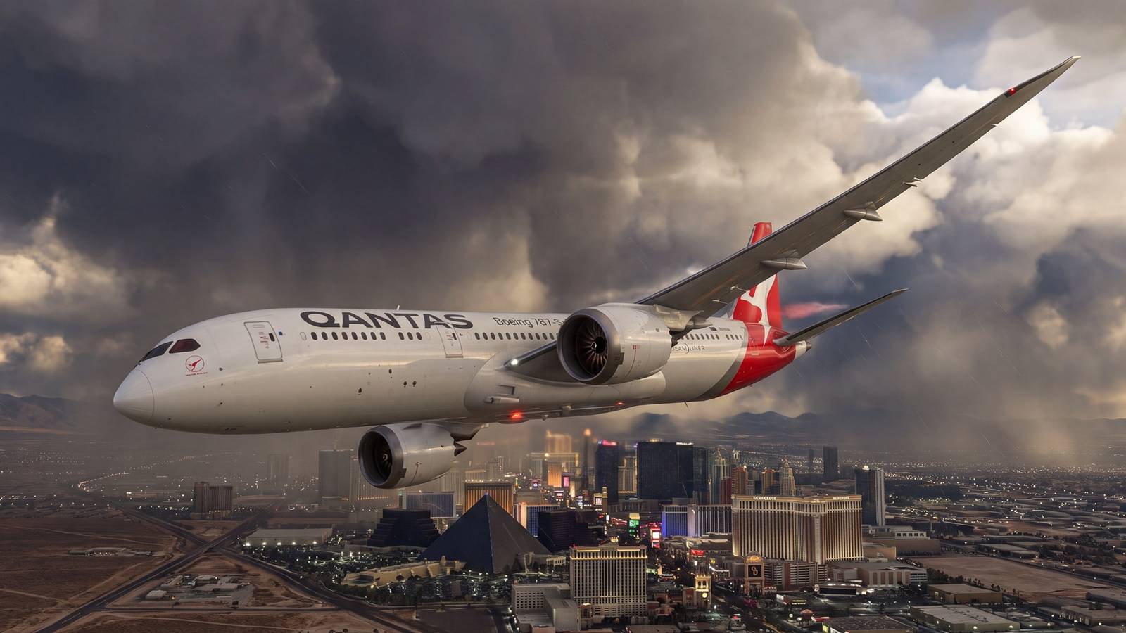 Qantas Boeing 787-9 Las Vegas