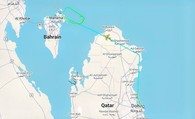 Qatar Airways A350-900 DOH-BAH