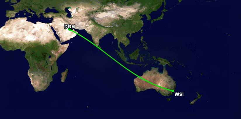 Qatar Airways to WSI