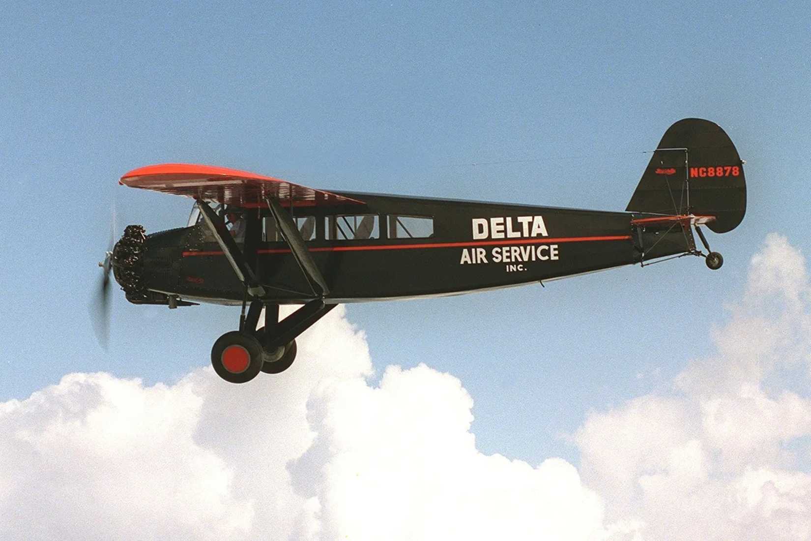 Delta Travel Air S-6000-B In Flight