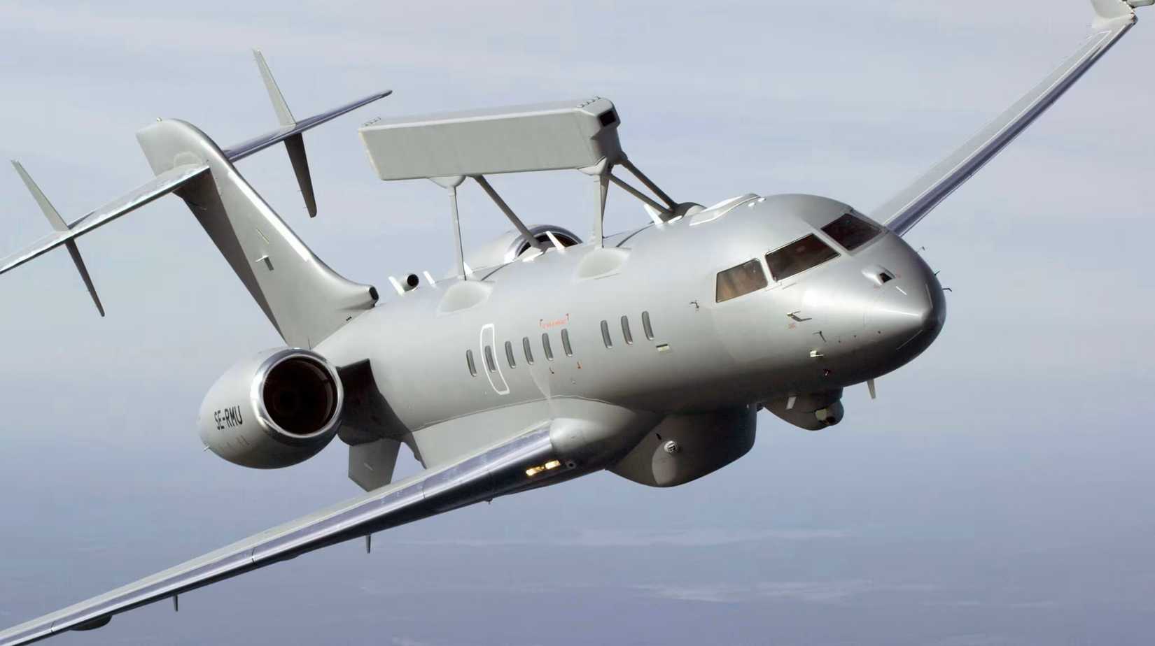 Saab GlobalEye AEW&C in flight
