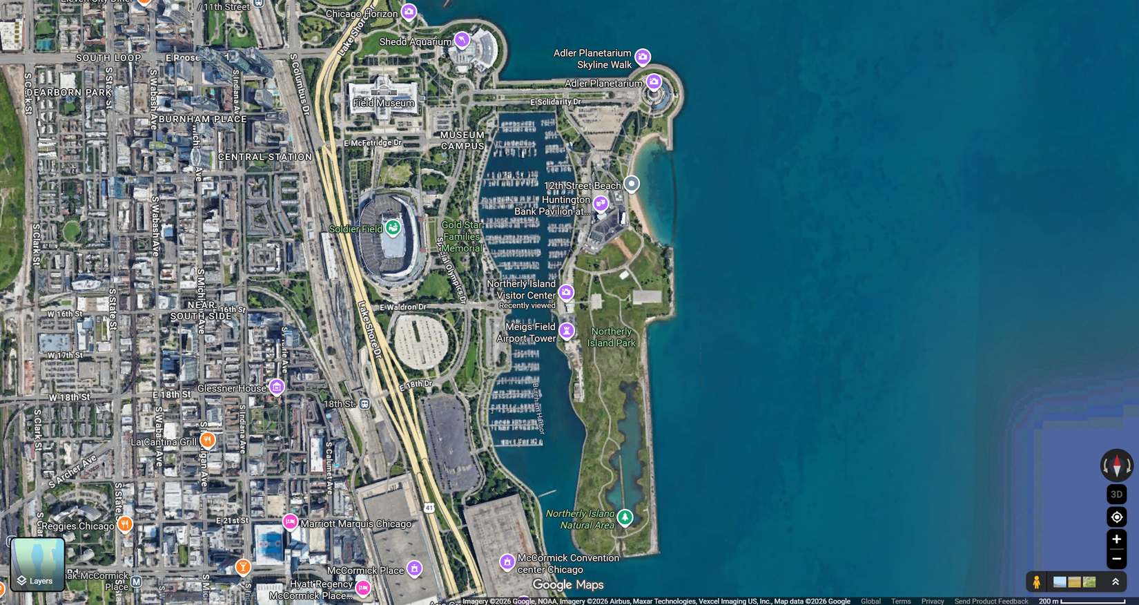 Meigs Field in Chicago