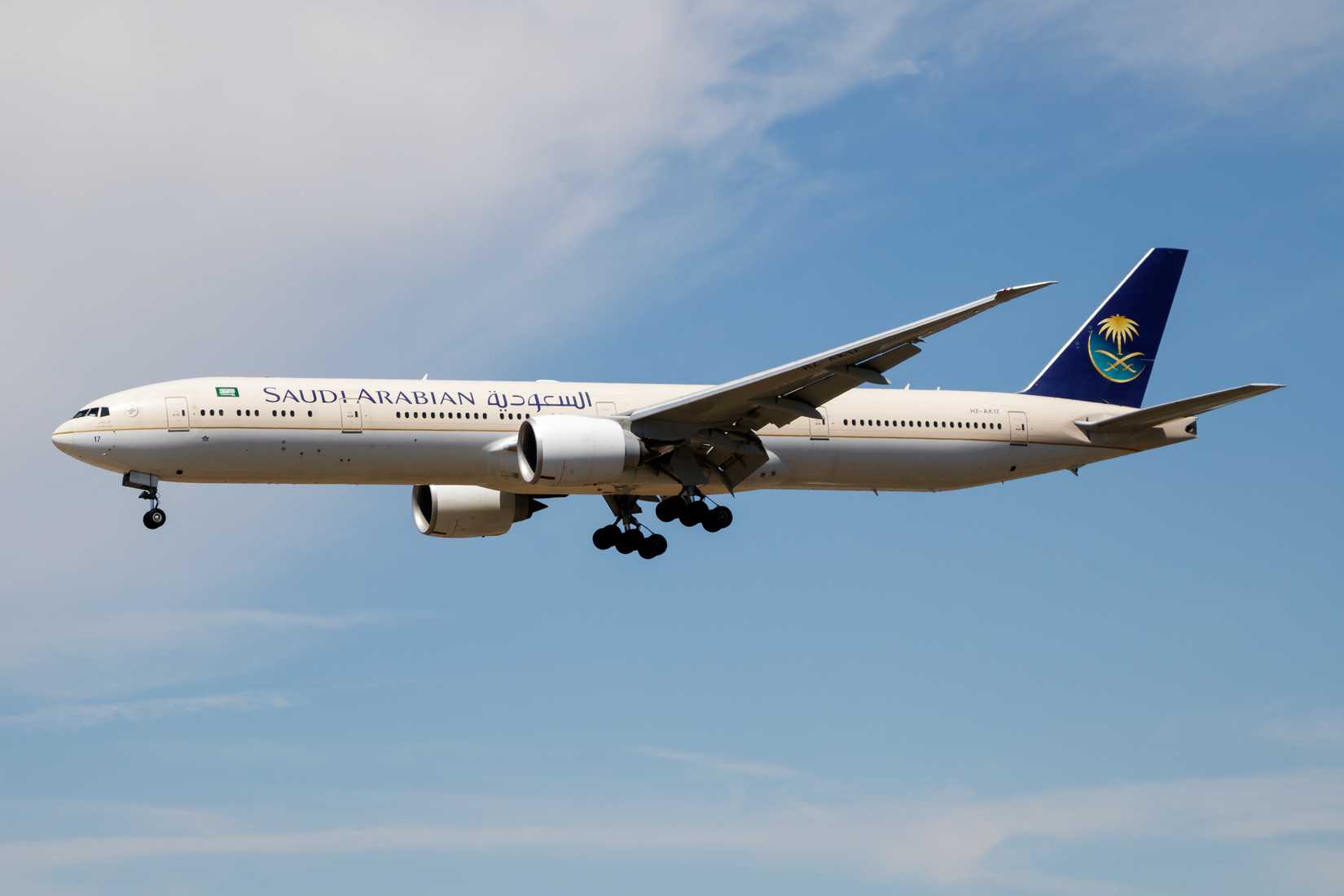 Saudia Boeing 777-300ER On Approach