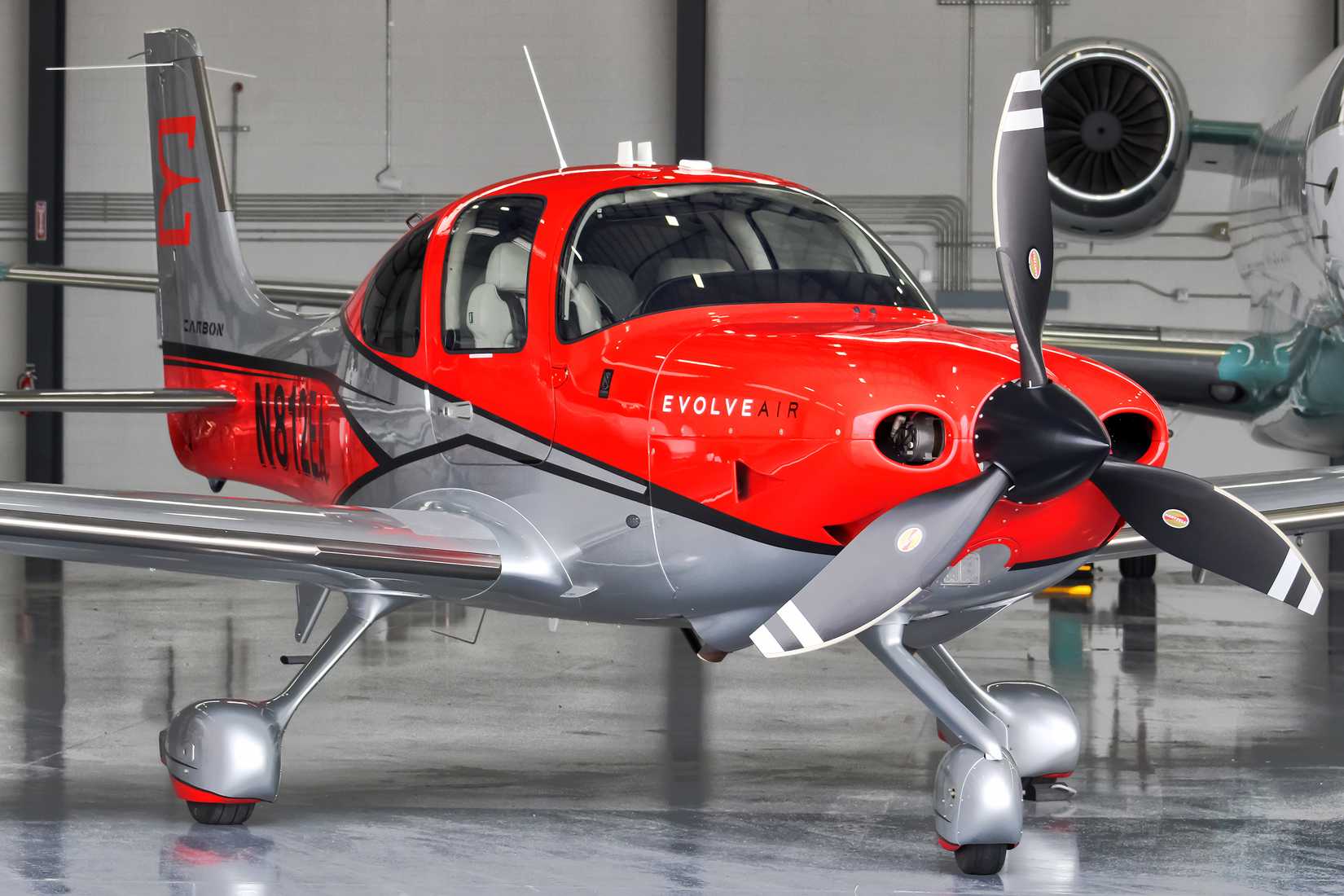 Conroe, TX, USA - May 10, 2019:  A private plane exhibition in Conroe, Texas, USA