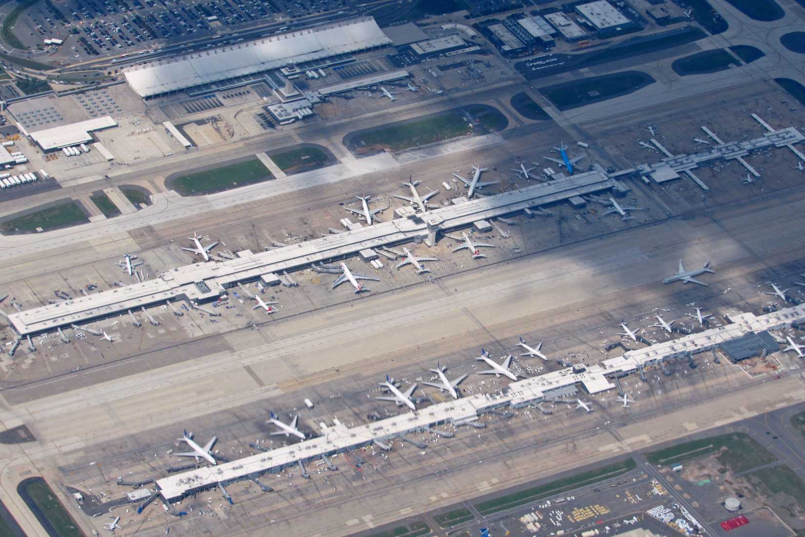 Washington Dulles Airport Overhead