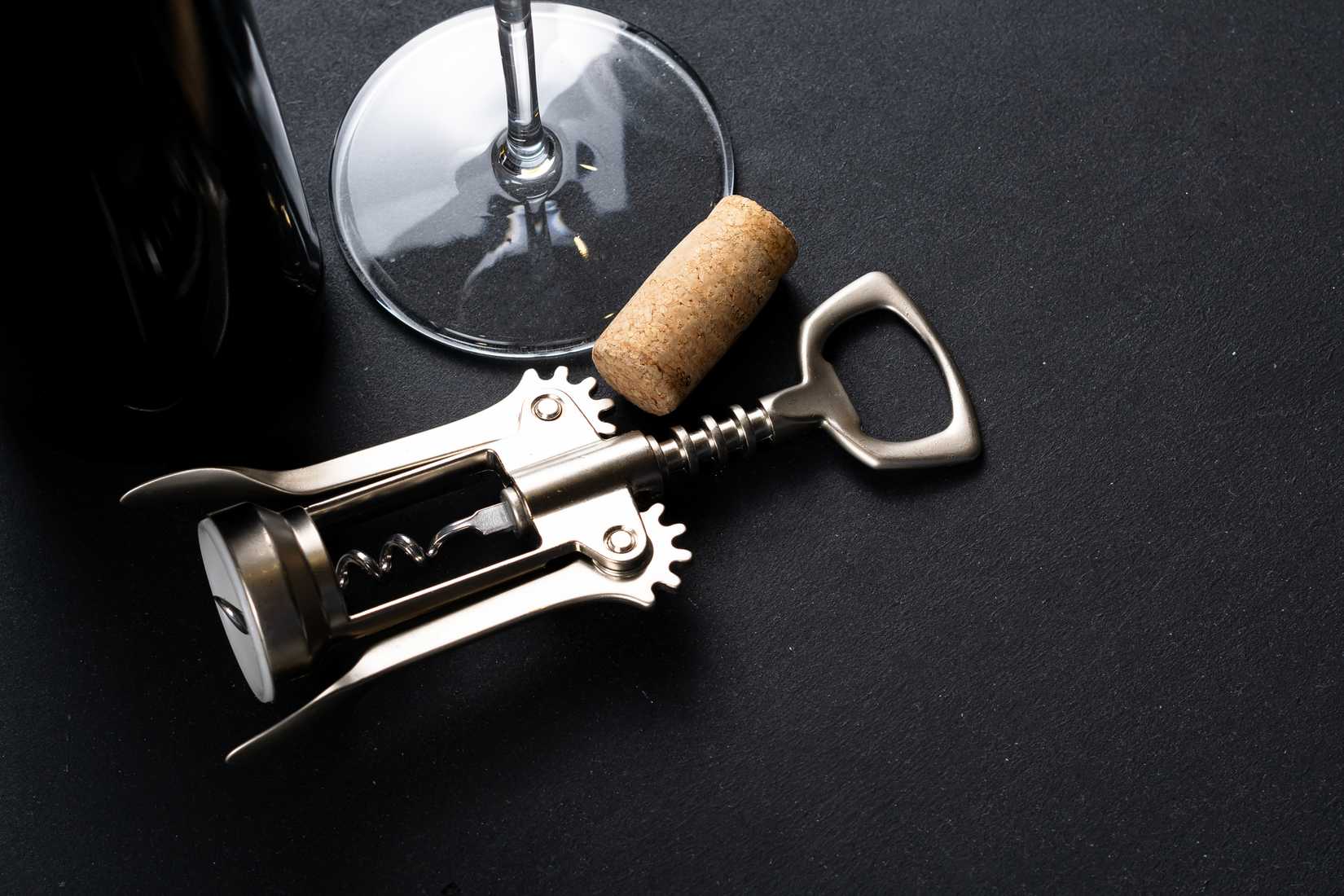 Bottle of Wine and corkscrew