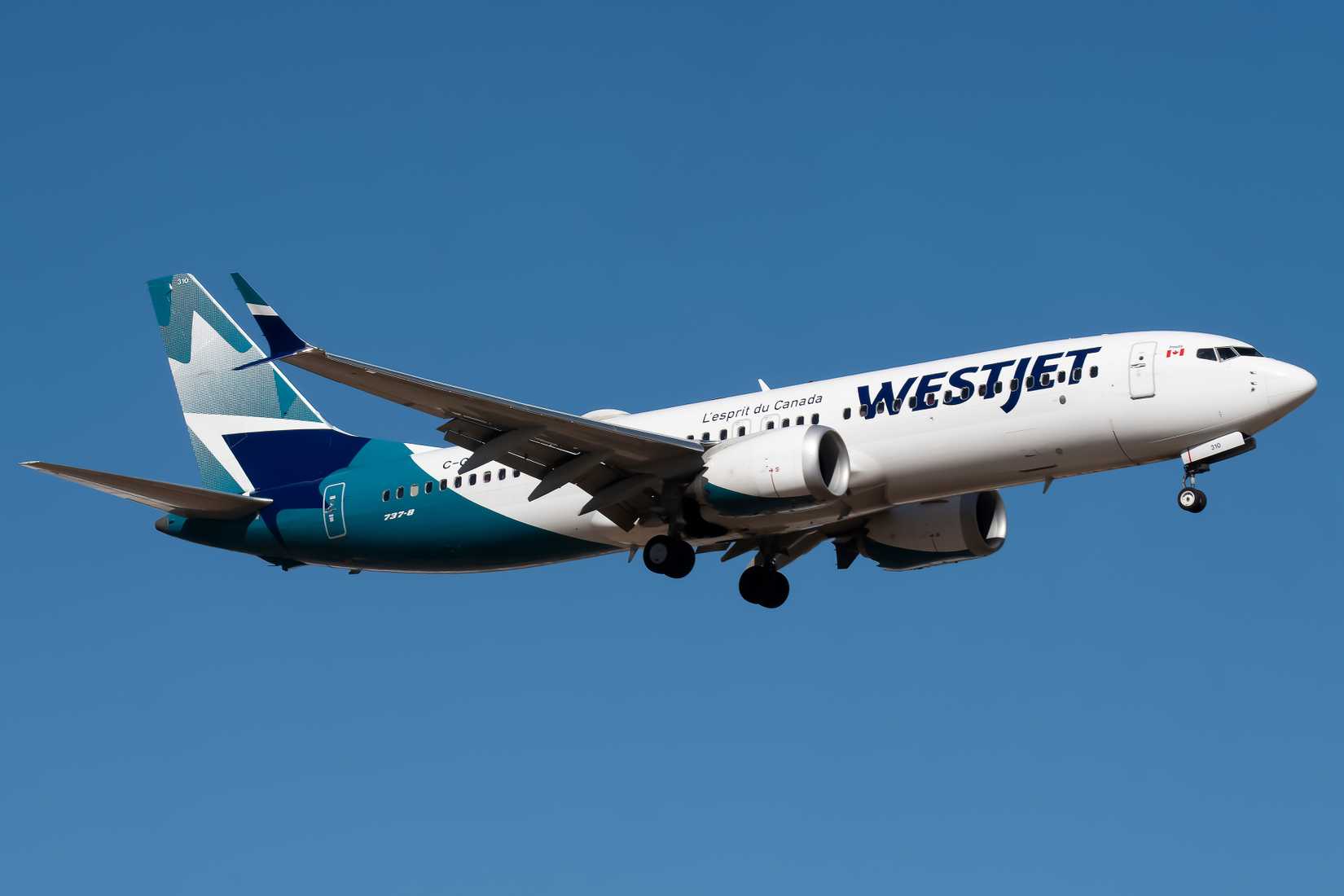 WestJet 737 Inflight