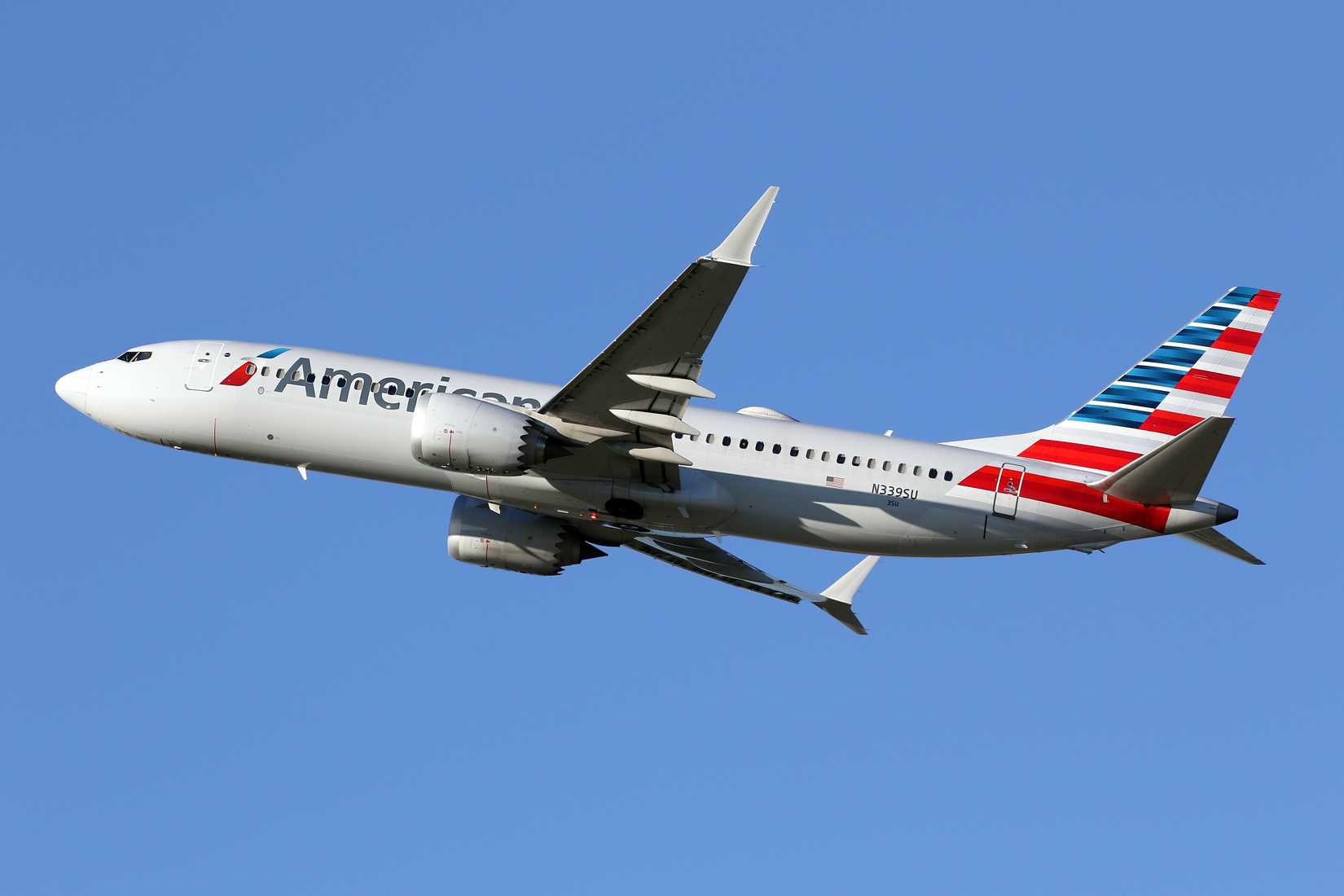 American 737 Inflight