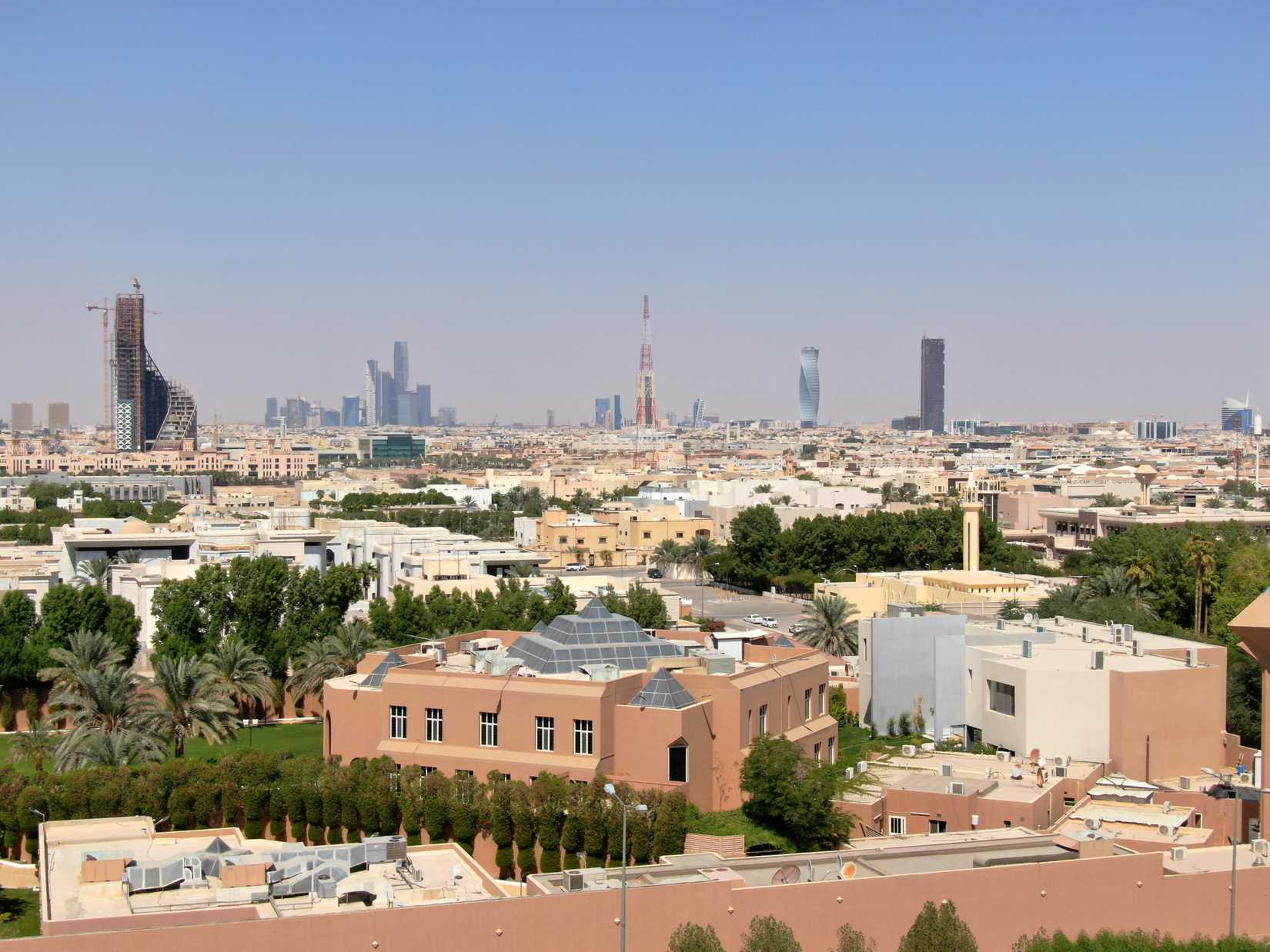 The City of Riyadh's skyline