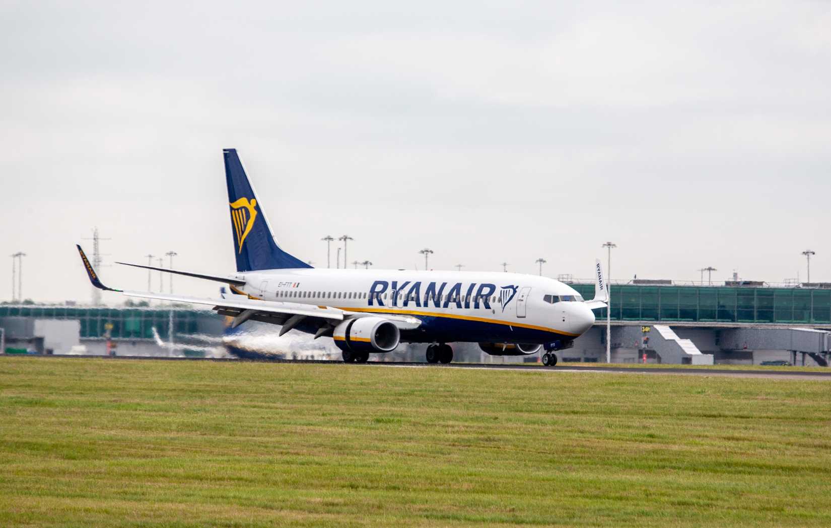 Ryanair Boeing 737 aircraft at London Stansted Airport