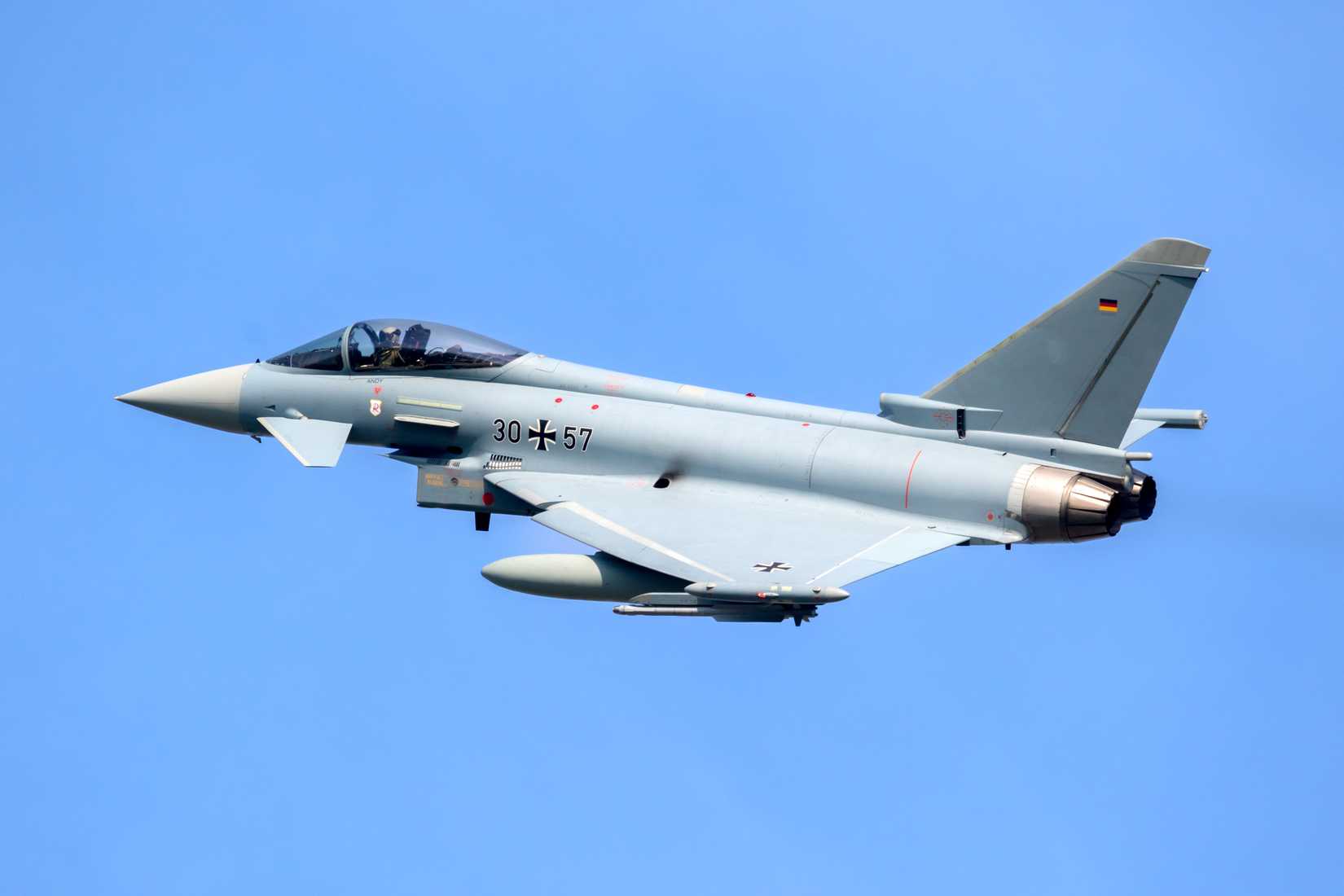 German Eurofighter Typhoon Inflight