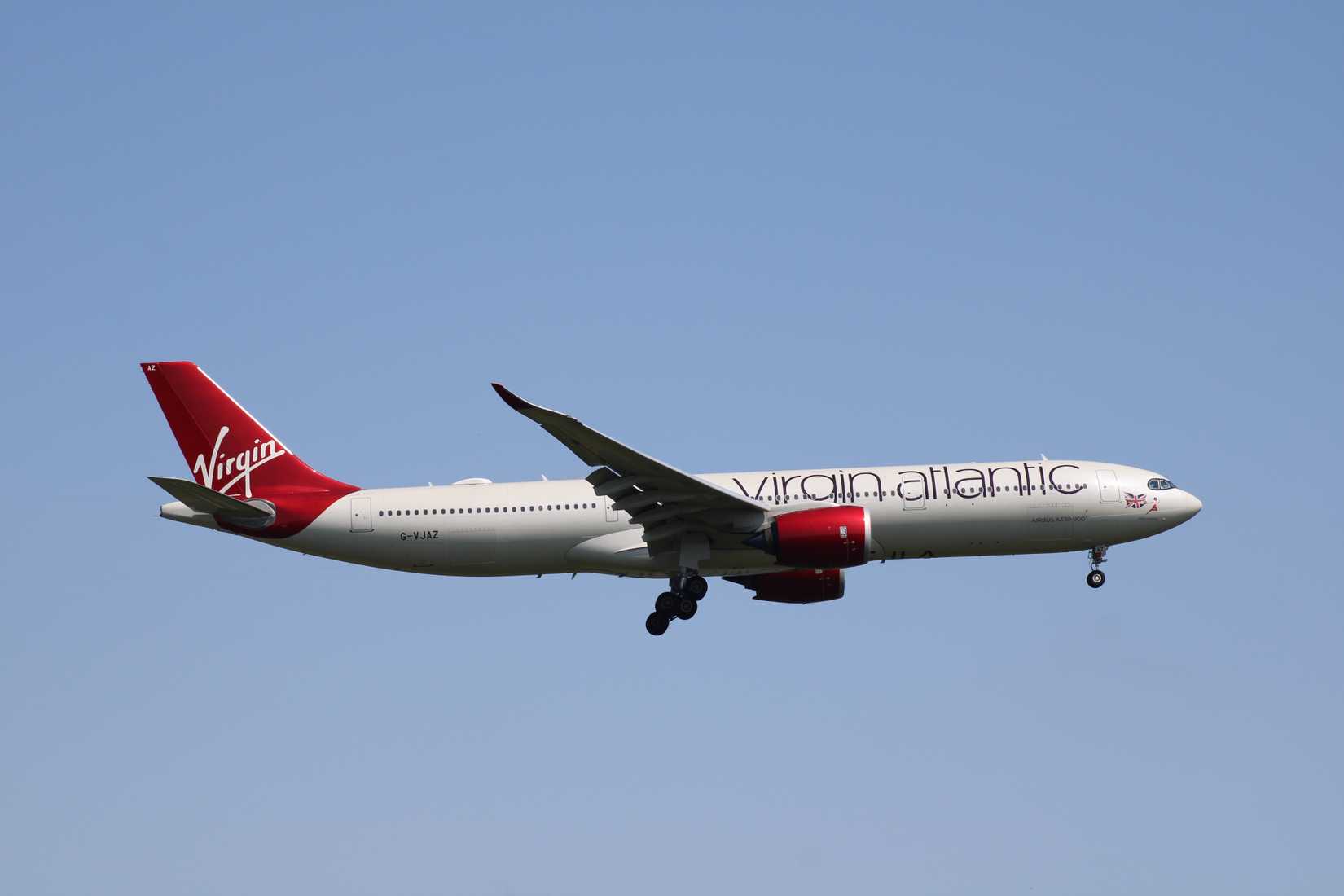 Virgin Atlantic Airbus A330-900 Landing