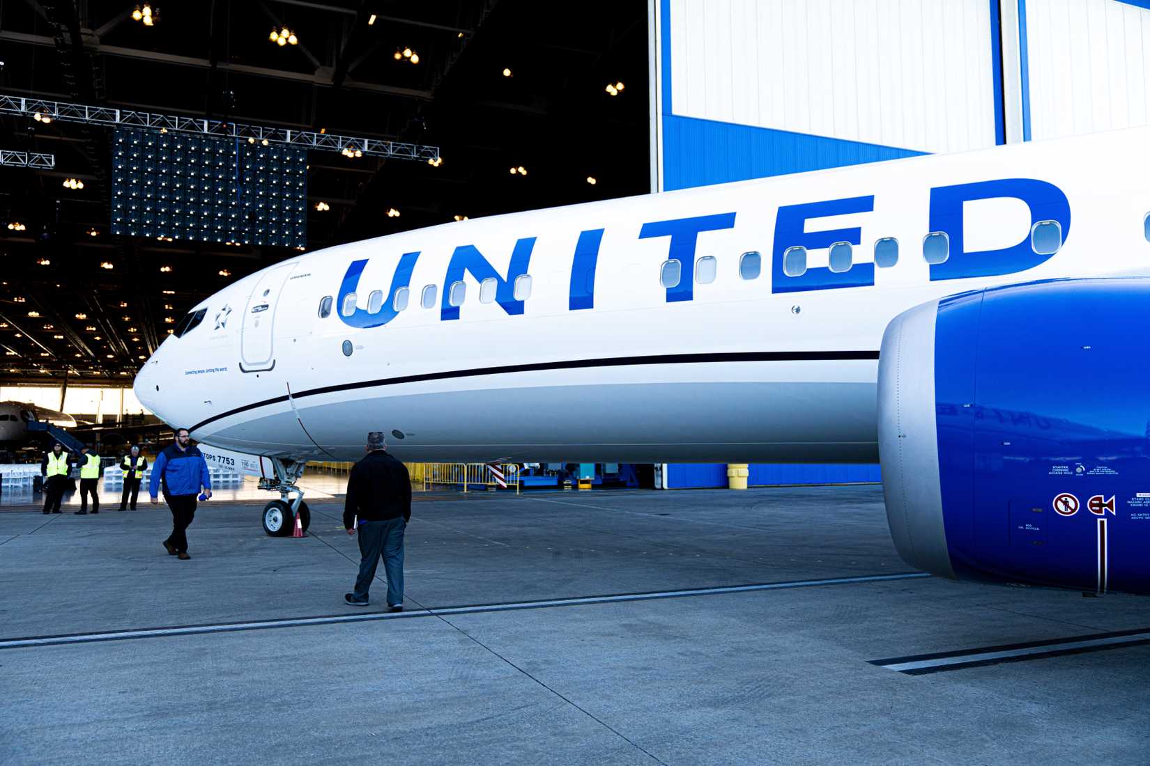 United AIrlines Boeing 737 MAX 10 Parked