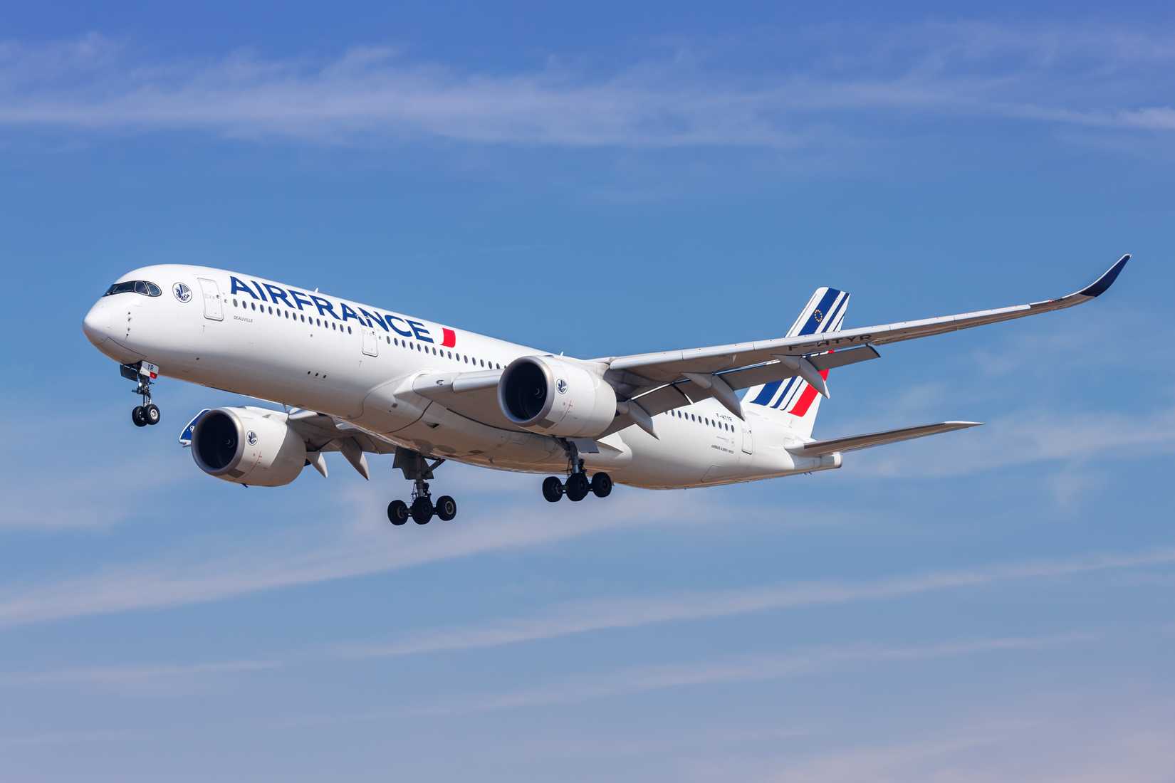 Air France Airbus A350-900 On Approach