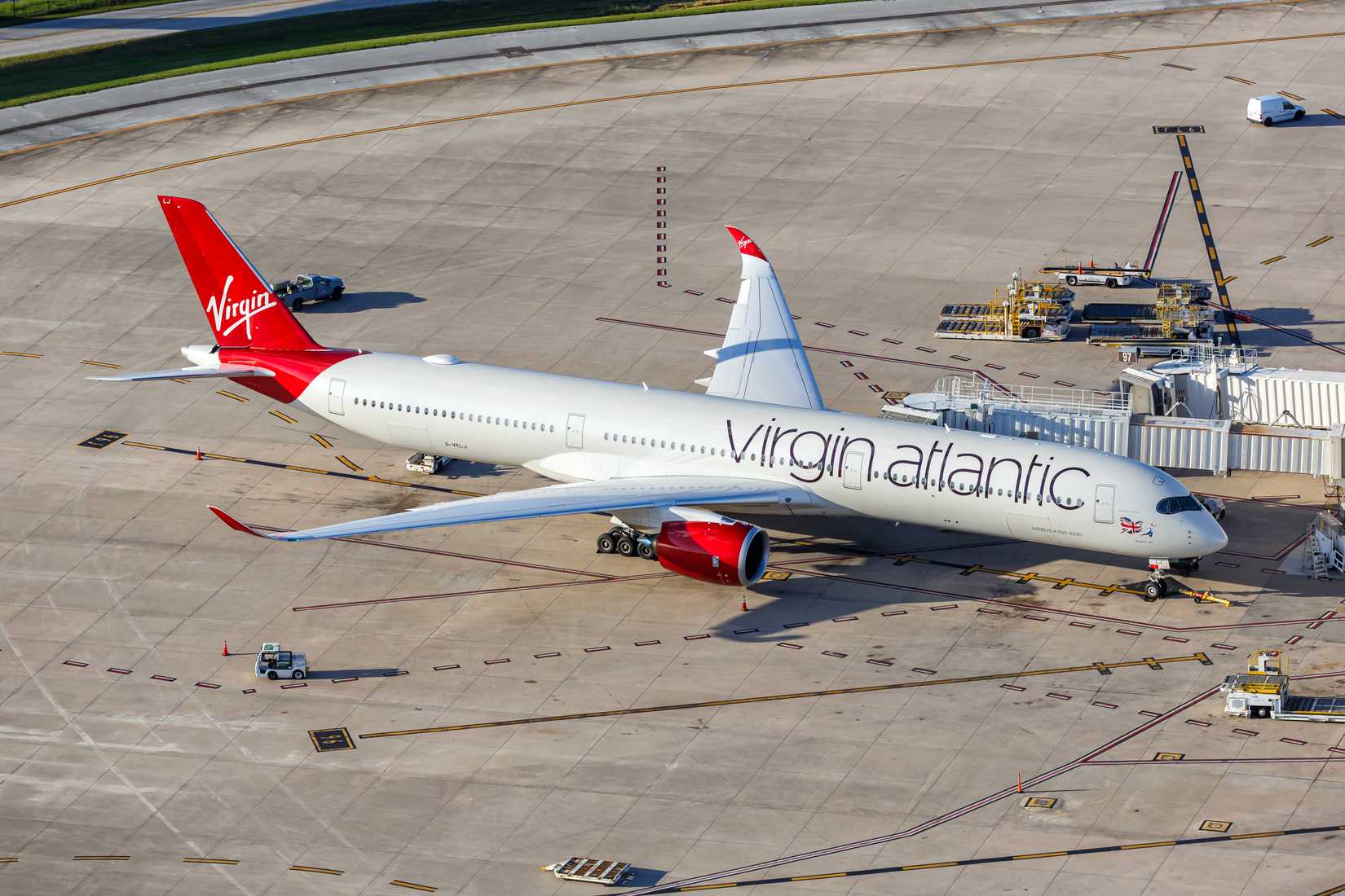Virgin Atlantic Airbus A350-1000 Parked