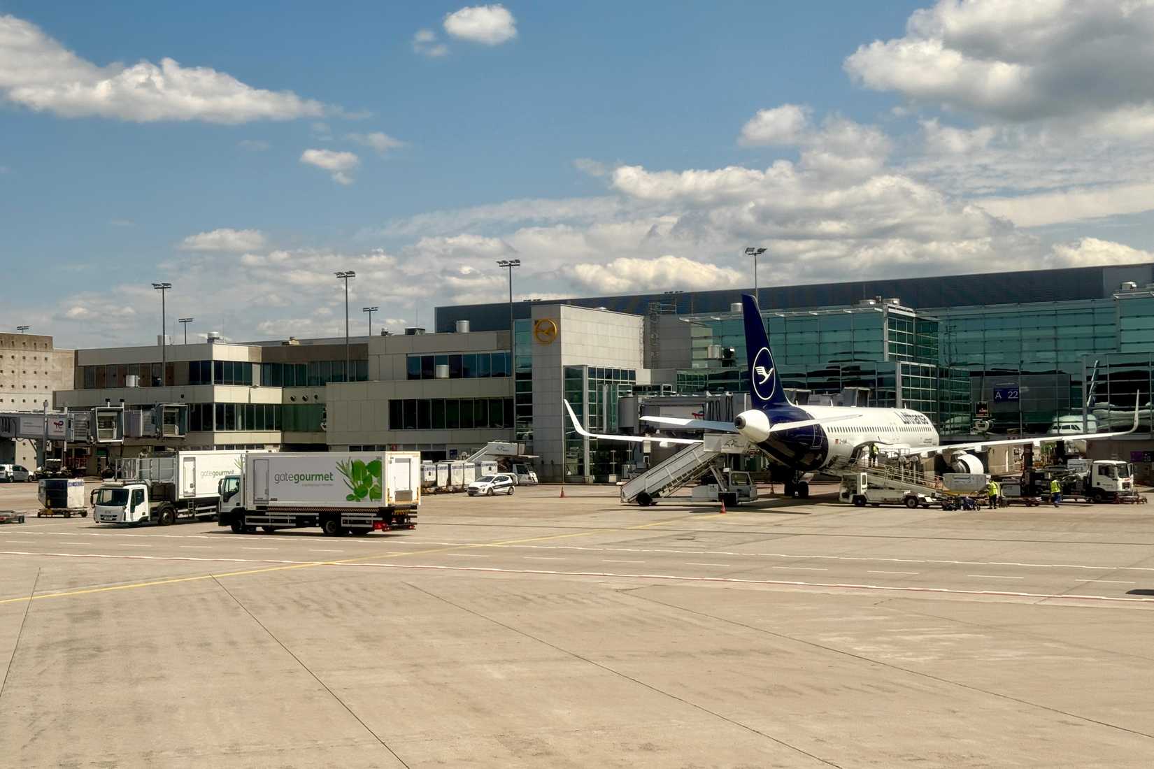 Lufthansa Jet Parked