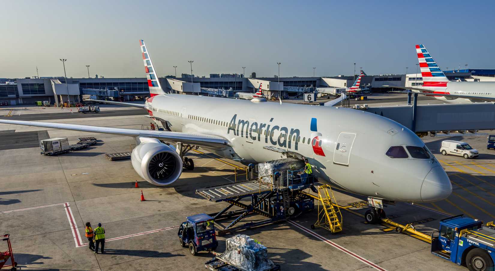 American 787 Parked