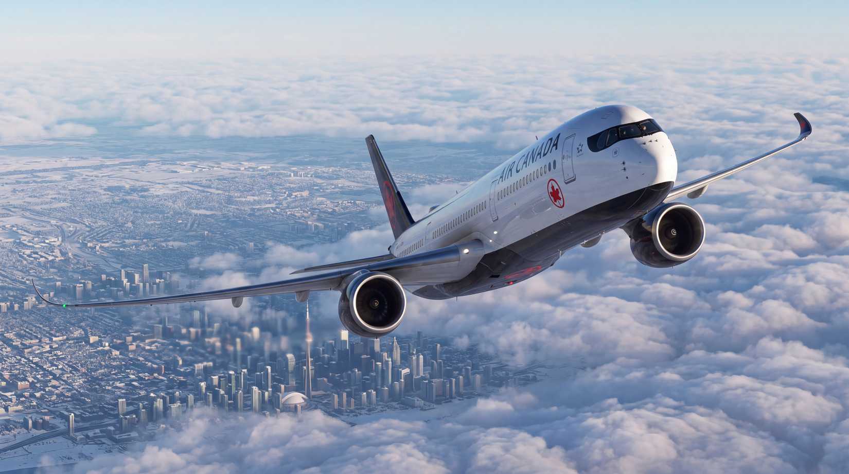 Airbus A350-1000 Air Canada Simulation
